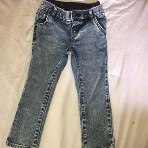 Toddler boy acid wash jeans